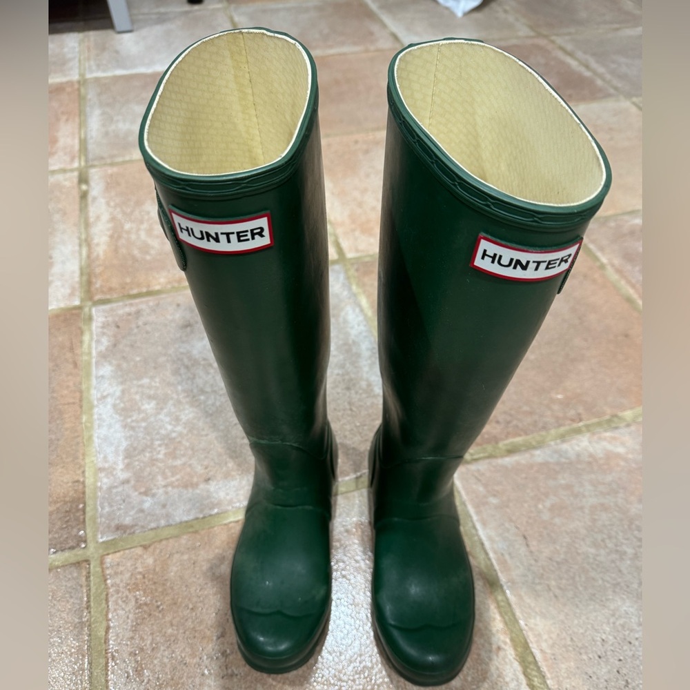 Hunter Classic Green Waterproof Boots